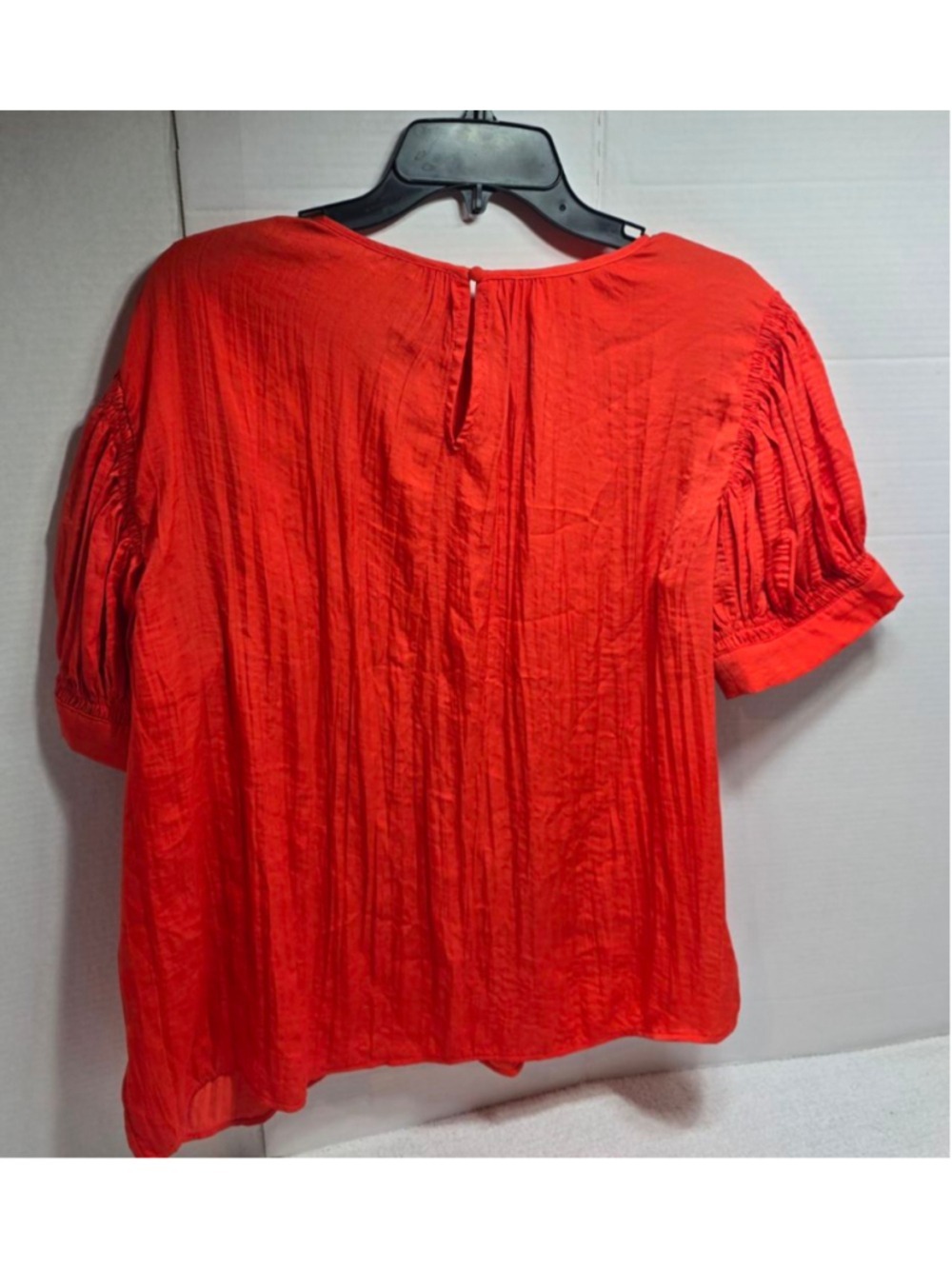 Women's Vince Camuto Orange Blouse L - Picture 6 of 9